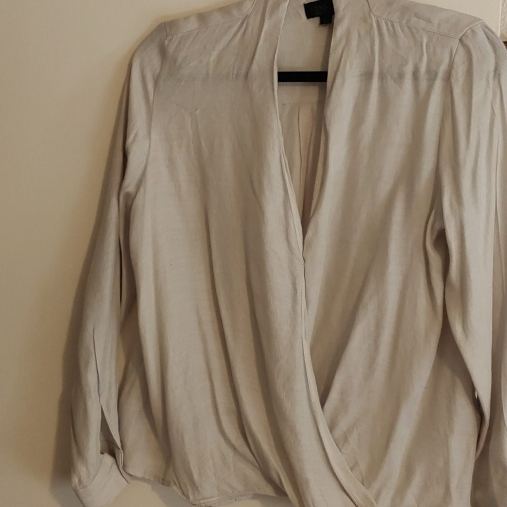 Topshop surplus long sleeve blouse